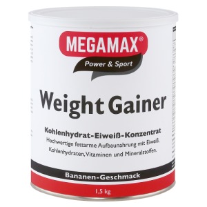 Abbildung: MEGAMAX WEIGHT GAINER BANANE, 1500 g