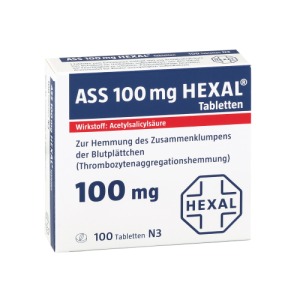 Abbildung: ASS 100 mg HEXAL, 100 St.