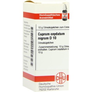 Cuprum Oxydatum Nigrum D 10 Globuli 10 g
