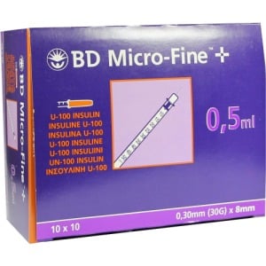 BD Micro-fine+ Insulinspritze 0 5 ml U100