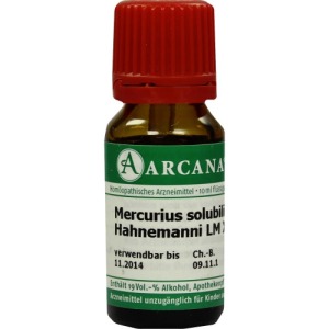 Mercurius Solubilis Hahnemanni LM 30 Dil 10 ml