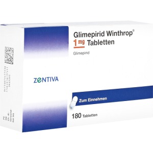 Glimepirid Winthrop 1 mg Tabletten, 180 St.