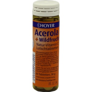 Abbildung: Acerola & Wildfrucht Vitamin C Lutschtab, 60 St.