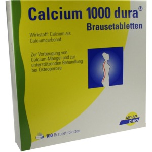 Calcium 1000 dura Brausetabletten 100 St
