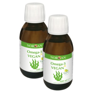 Norsan Omega-3 Vegan flüssig Spar-Angebot 2 x 100ml, 2 x 100 ml