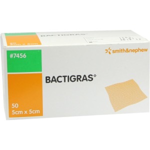 Bactigras Antiseptische Paraffingaze 5x5 50 St