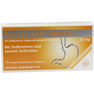 Pantoprazol Hennig 20 mg magensaftresistente Tabletten 14 St
