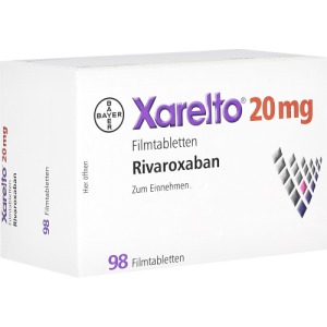 Abbildung: Xarelto 20 mg Filmtabletten, 98 St.