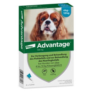 Abbildung: Advantage 100 für Hunde 4-10 kg, 4 St.