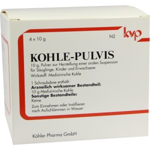 Kohle Pulvis, 4 x 10 g