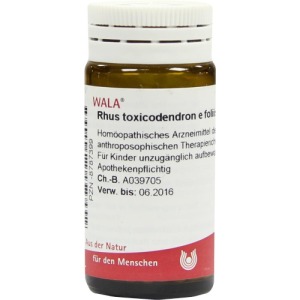 RHUS Toxicodendron E foliis D 30 Globuli 20 g