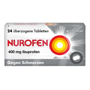 Abbildung: NUROFEN Ibuprofen überzogene Tabletten 400mg, 24 St.