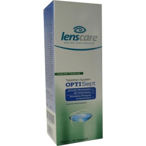 Lenscare Optisept Kombip.350 ml+45 Tabl. 1 P
