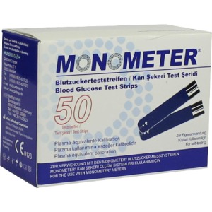 Monometer Blutzucker-teststreifen P plas 2X25 St