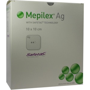 Mepilex Ag Schaumverband 10x10 cm steril 10 St