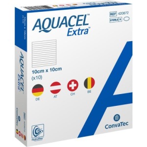 Aquacel Extra 10x10 cm Verband 10 St