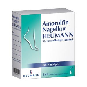 Abbildung: Amorolfin Nagelkur Heumann, 3 ml