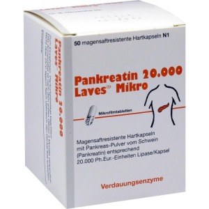 Pankreatin 20.000 Laves Mikro 50 St