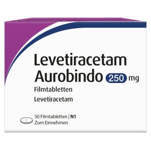 LEVETIRACETAM Aurobindo 250 mg Filmtabletten 50 St