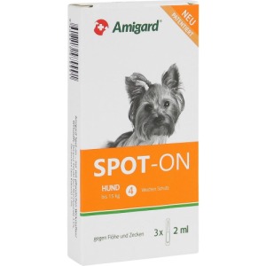 Amigard Spot-on Hund unter 15 kg 3X2 ml