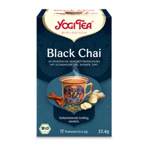Abbildung: YOGI TEA, Black Chai, Bio Gewürz- und Kräutertee, 17 x 2,2 g