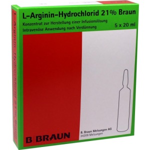 L-arginin-hydrochlorid 21% Konzentrat 5X20 ml