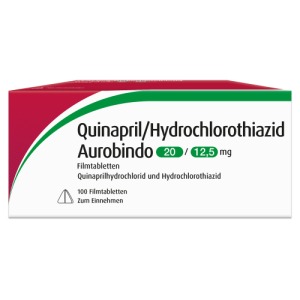 QUINAPRIL/HCT Aurobindo 20/12,5 mg Filmtabletten 100 St