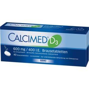 Calcimed D3 600 mg/400 I.E. Brausetablet 40 St