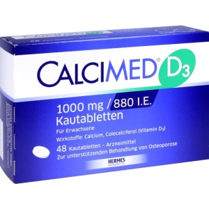 Calcimed D3 1000 mg/880 I.E. Kautablette 48 St