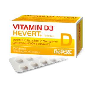 Abbildung: Vitamin D3 Hevert Tabletten, 200 St.