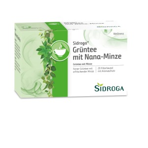 Abbildung: Sidroga Wellness Grüntee m. Nana-Minze F, 20 x 1,5 g