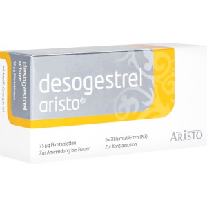 Abbildung: Desogestrel Aristo 75 µg Filmtabletten, 6 x 28 St.