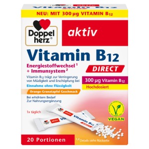 Abbildung: Doppelherz aktiv Vitamin B12 Direkt, 20 St.