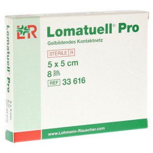 Abbildung: Lomatuell Pro 5x5 cm steril, 8 St.