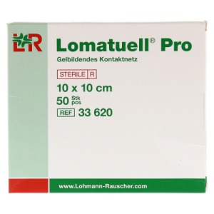 Abbildung: Lomatuell Pro 10x10 cm steril, 50 St.