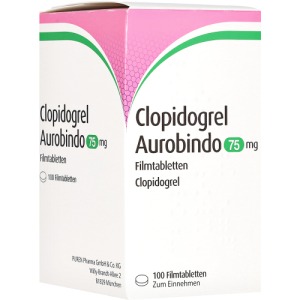 Abbildung: Clopidogrel Aurobindo 75 mg Filmtablette, 100 St.