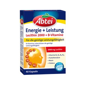 Abbildung: Abtei Energie + Leistung Lecithin 2.000 + B-Vitamine, 40 St.