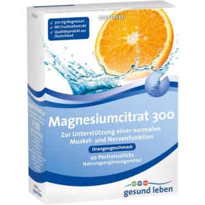 Gesund Leben Magnesiumcitrat 300 Portion 20 St