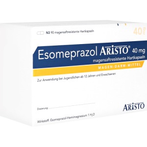 ESOMEPRAZOL Aristo 40 mg magensaftres.Hartkapseln, 90 St.