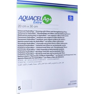 Aquacel Ag+ Extra 20x30 cm Kompressen, 5 St.