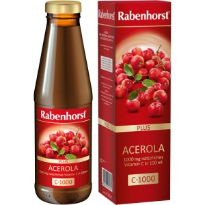 Abbildung: Rabenhorst Acerola plus C 1000 ungesüßt, 450 ml