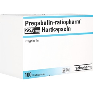 PREGABALIN-ratiopharm 225 mg Hartkapseln, 100 St.