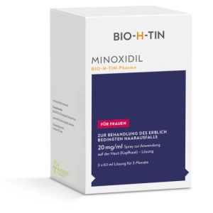 Abbildung: MINOXIDIL BIO-H-TIN Pharma 20 mg-ml Spray Lsg., 3 x 60 ml