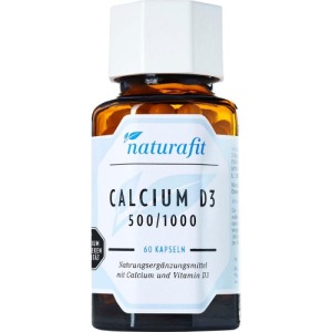 Naturafit Calcium D3 500/1.000 Kapseln, 60 St.