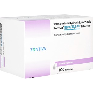 TELMISARTAN/HCT Zentiva 80 mg/12,5 mg Tabletten, 100 St.