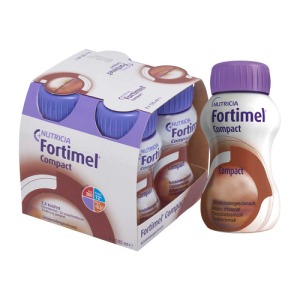 Abbildung: Fortimel Compact 2.4 Schokoladengeschmac, 4 x 125 ml