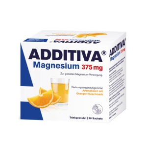 Abbildung: Additiva Magnesium 375 mg Granulat Orange, 20 St.