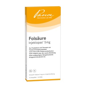 Abbildung: Folsäure Injektopas 5 mg, 10 St.