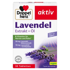 Abbildung: Doppelherz aktiv Lavendel Extrakt + Öl, 30 St.