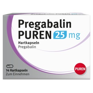 Pregabalin Puren 25 mg Hartkapseln 14 St